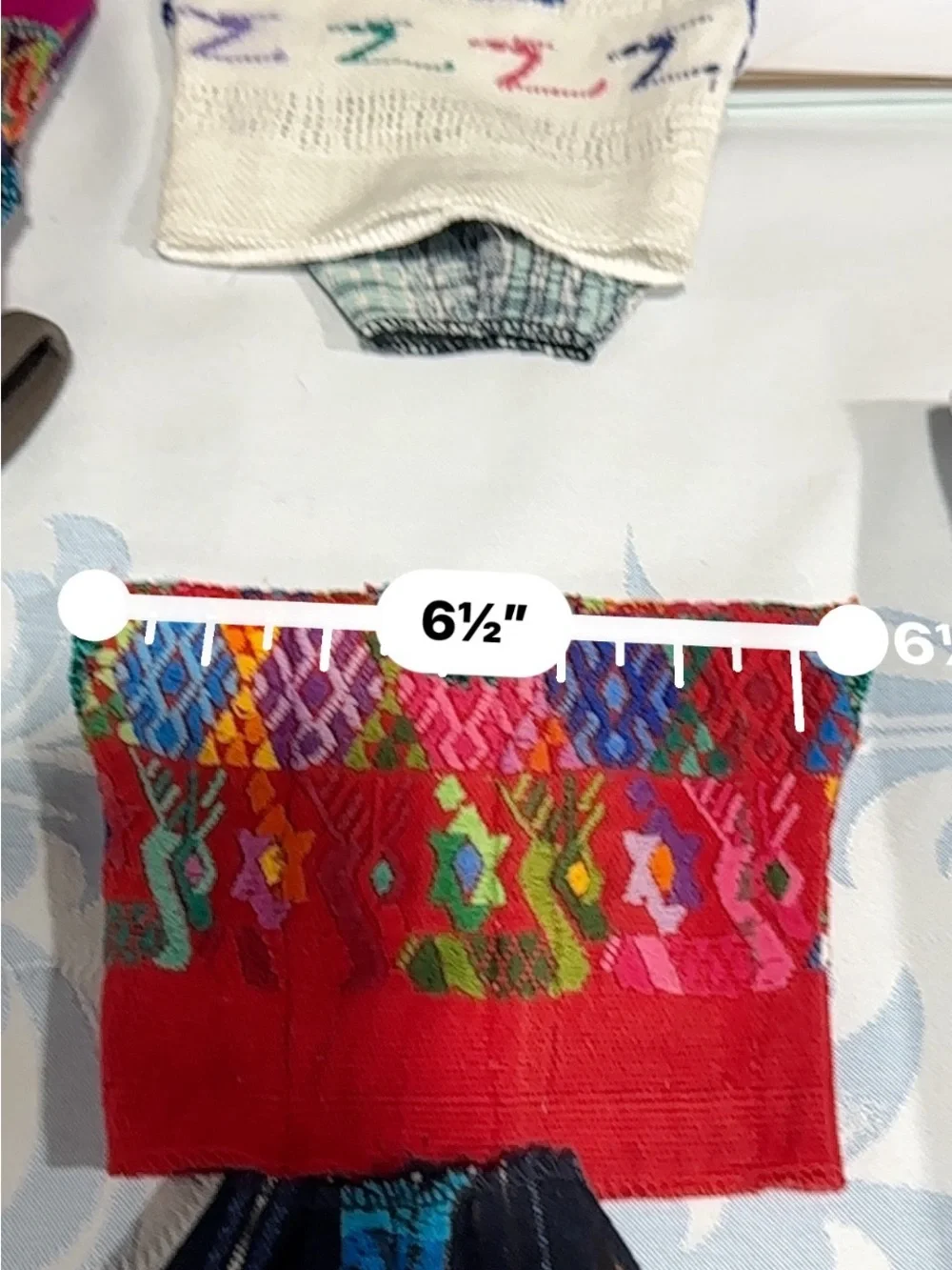 Handmade Guatemalan Wine Bottle Cover | Traditional Huipil Dress from Patzun